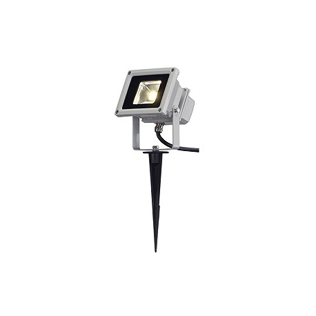 LED OUTDOOR BEAM. gris argent. 10W. 3500k. 100 degrés. IP65