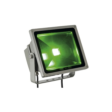 RGB FLOOD 30W. gris argent. LED RGB 3en1 pour LIM. 130 degrés. IP65