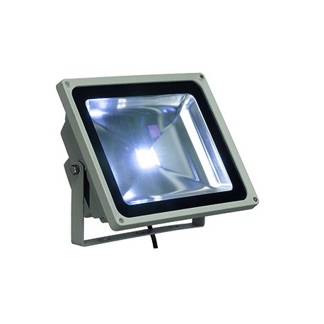 LED OUTDOOR BEAM. gris argent. 50W. 3000k. 100 degrés. IP65