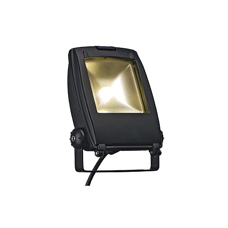 LED FLOODLIGHT. noir mat. 10W. blanc chaud. 120 degrés