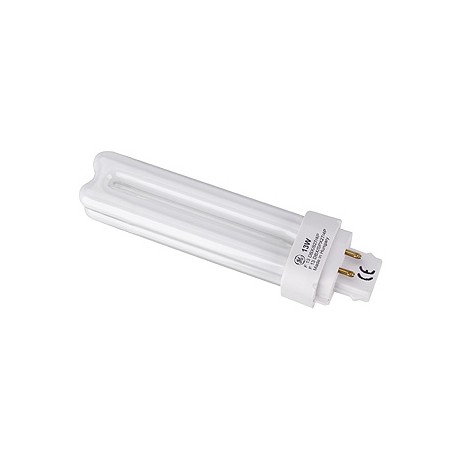 Lampe fluo compact TC-D/E 13W. 3000K. 4 broches. pour ballast électronique
