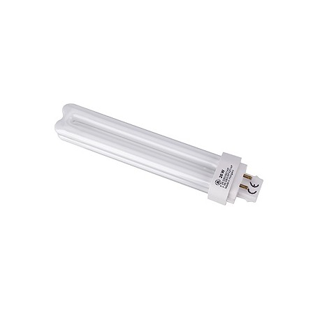 Lampe fluo compact TC-D/E 26W. 3000K. 4 broches. pour ballast électronique