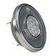 LED QRB111. gris argent. 19.5W. 30 degrés. 4000K. variable