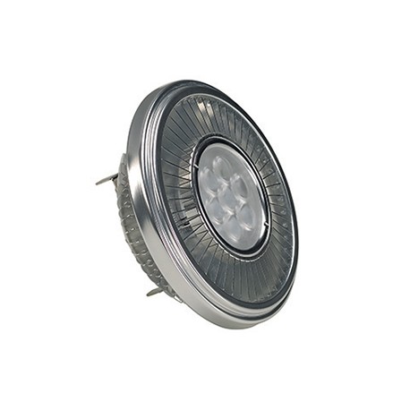 LED QRB111. gris argent. 19.5W. 30 degrés. 4000K. variable