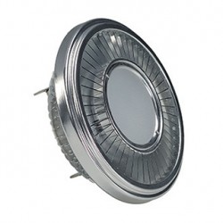 LED QRB111. gris argent. 19.5W. 140 degrés. 4000K. variable