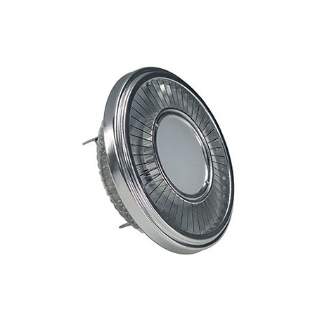 LED QRB111. gris argent. 19.5W. 140 degrés. 2700K. variable